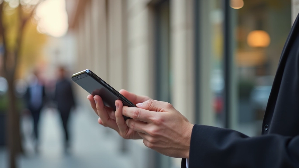Application bancaire mobile moderne affichant les fonctionnalités d'épargne