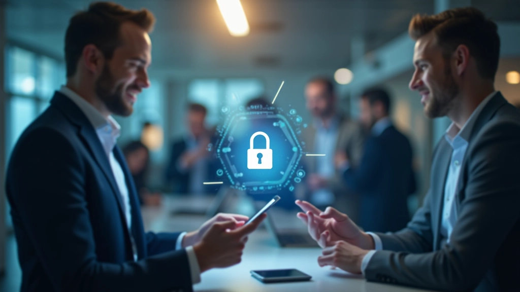 Symboles de sécurité numérique et de confiance dans les services financiers digitaux